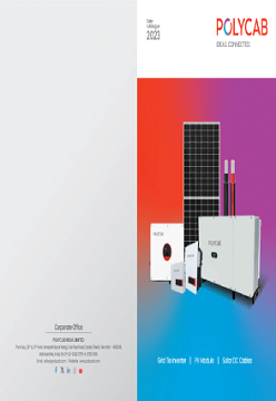 Solar Catalogue(Grid Tie Inverter, PV Module, Solar DC Cables)